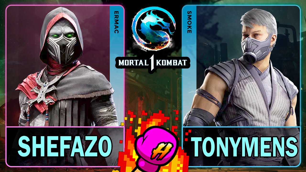 MK1 Shefazo (ERMAC) VS Tonymens (SMOKE)🥊Mortal Kombat 1🥊4K 60ᶠᵖˢ