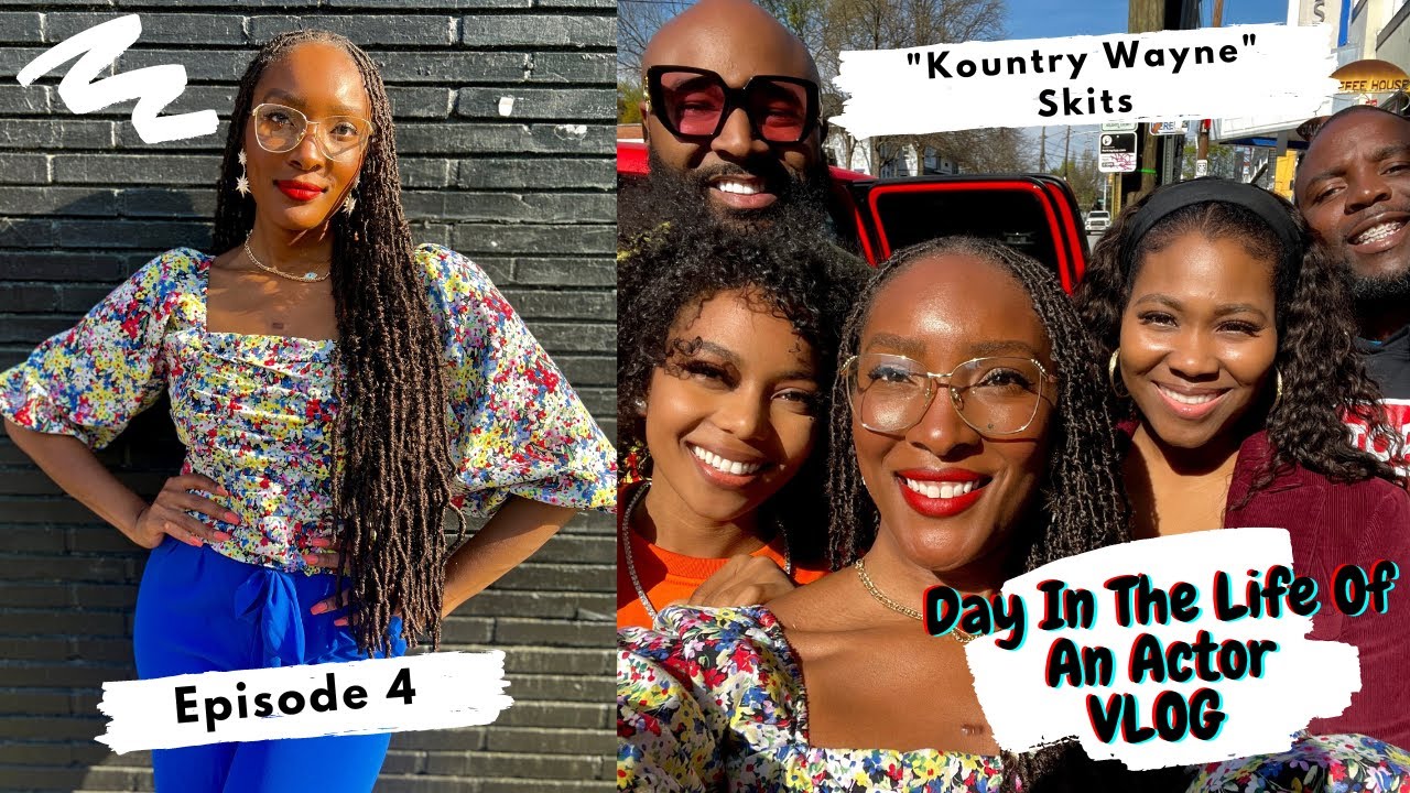 DAY IN THE LIFE OF AN ACTOR VLOG | BTS Kountry Wayne Skits + Mike Bless + acting + comedy + viral
