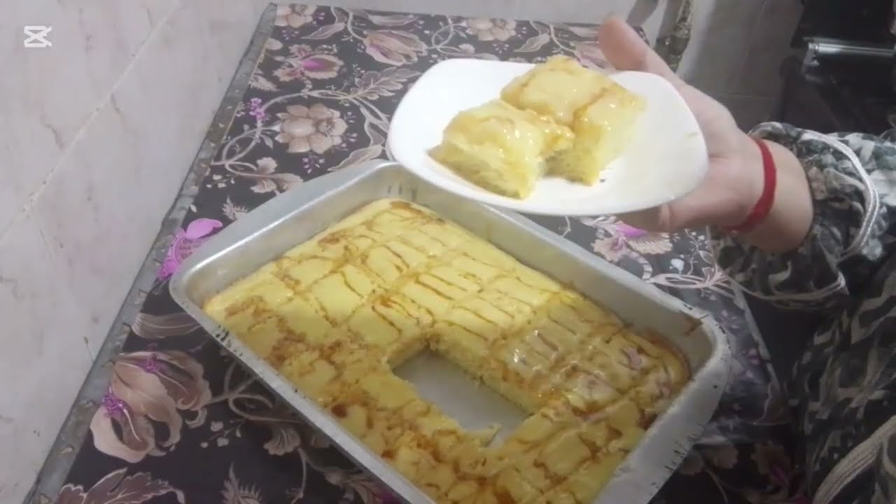 كيكة الكريم كرمل سهله وبسيطه وفي عشر دقائق هتعمليها