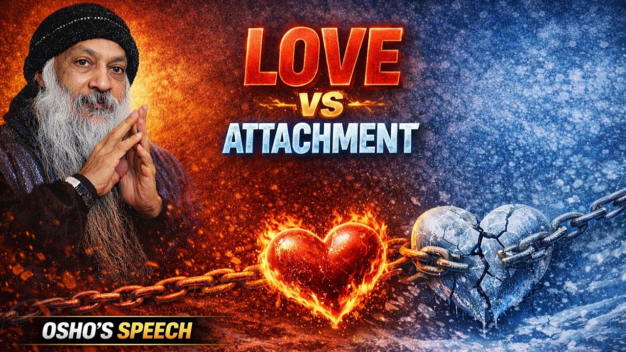 Asli Pyaar Kya Hota Hai? प्यार vs Attachment | Osho Hindi Pravachan #osho