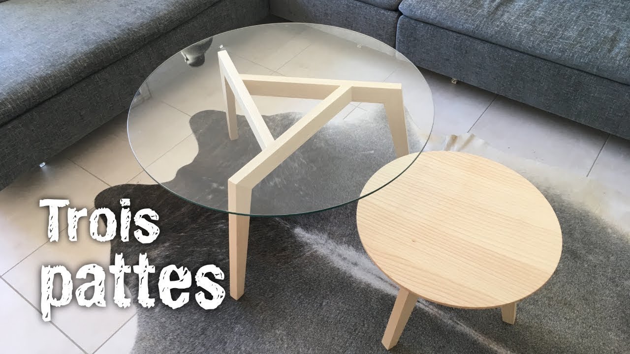 Fabrication de Tables Basses Gigognes Rondes