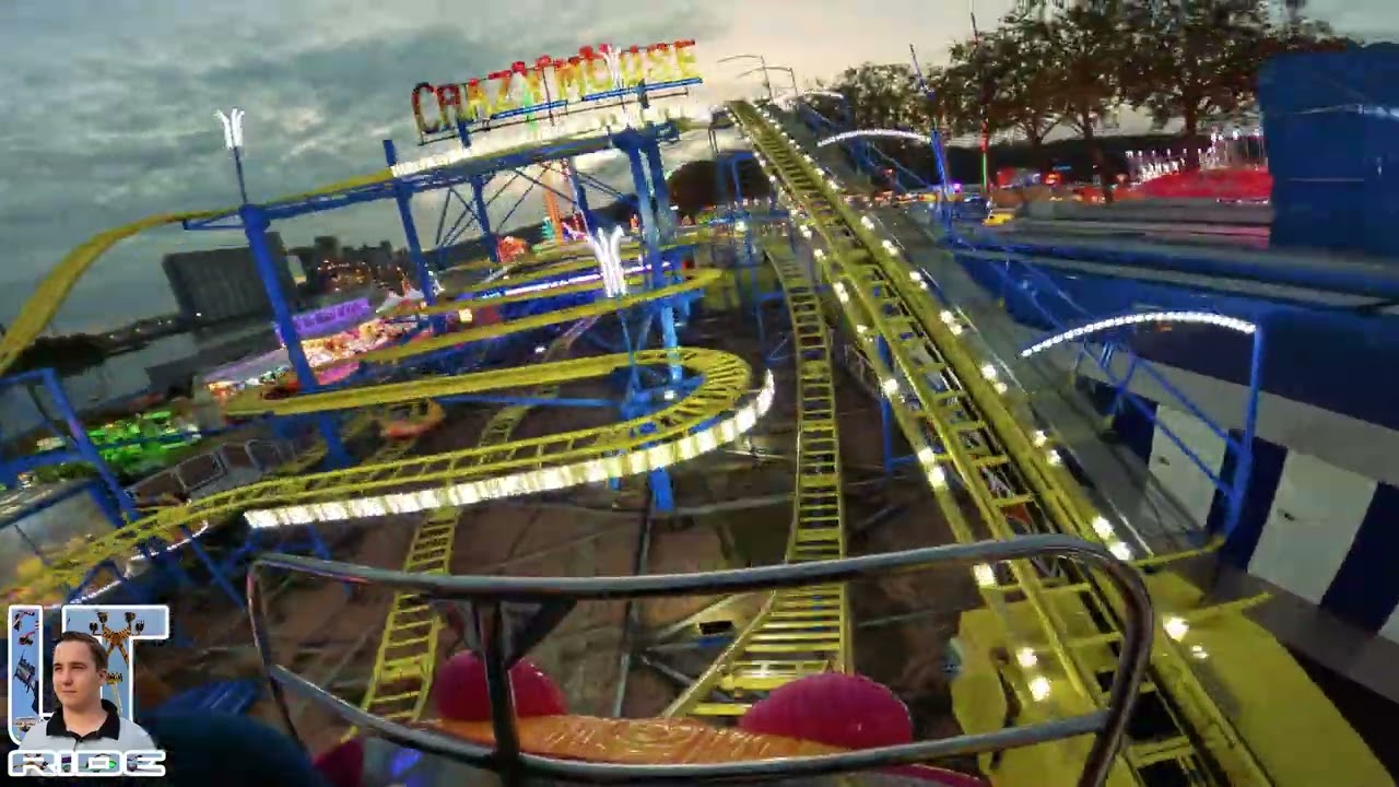 Manège CRAZY MOUSE [Coaster] Foire Saint-Romain 2023 | On ride POV #rouen #manege #foire