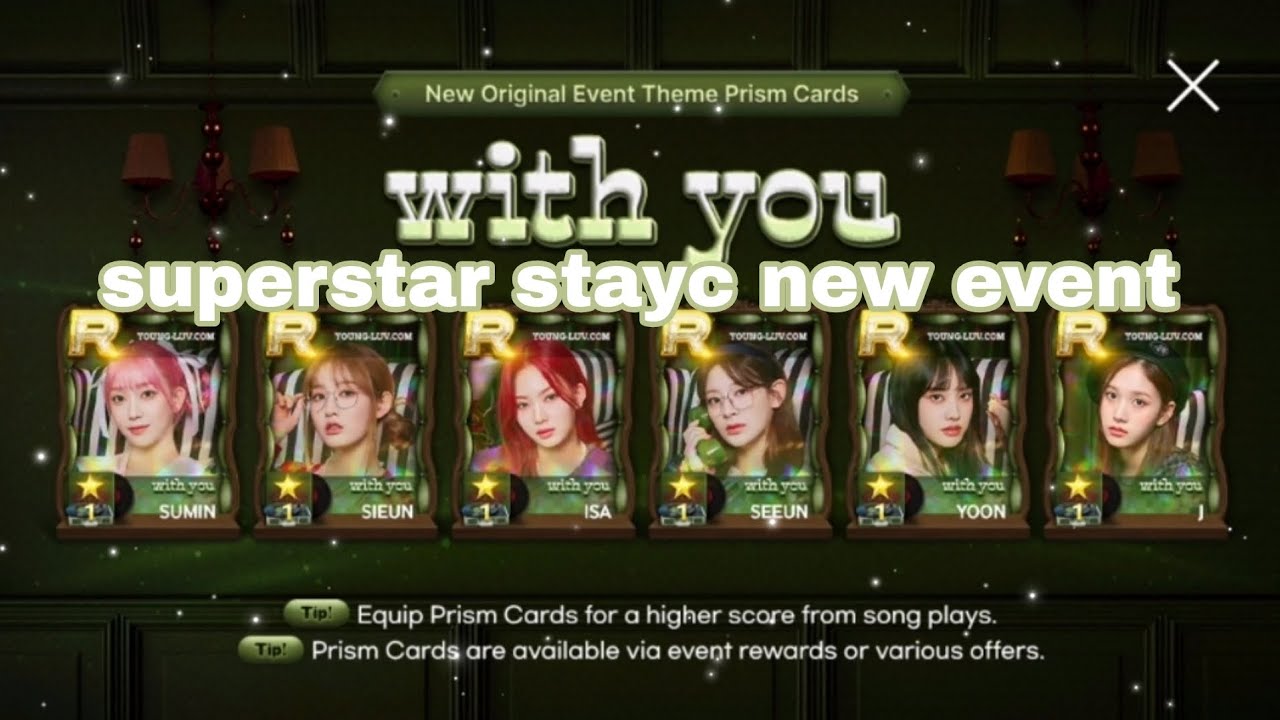 superstar stayc - 'with you' event !!