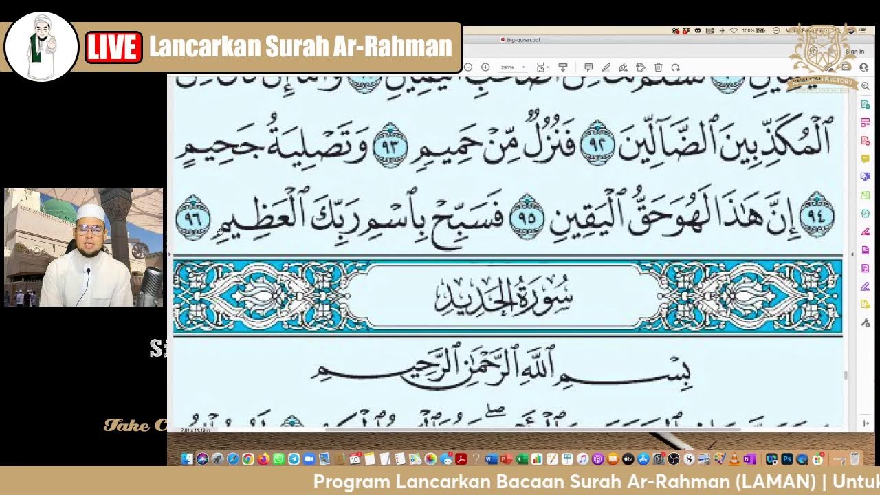 Masak-masak with Ar-Rahman & Al-Waqiah