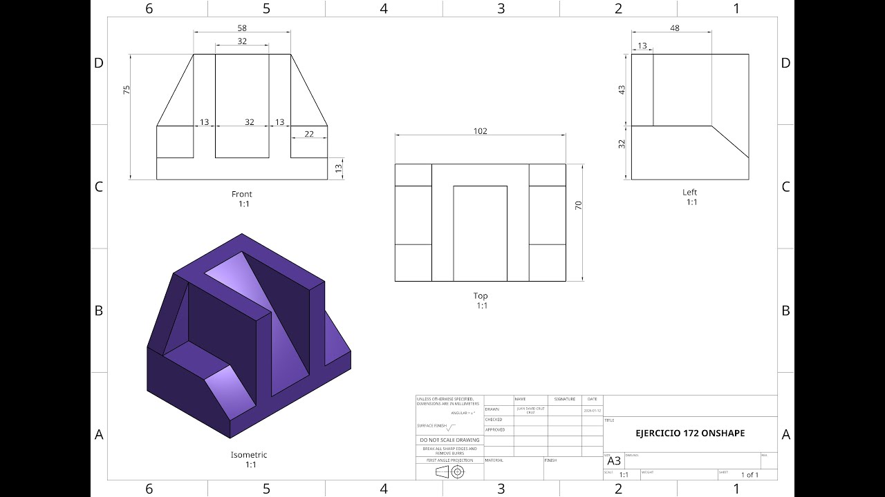 EJERCICIO 172 ONSHAPE
