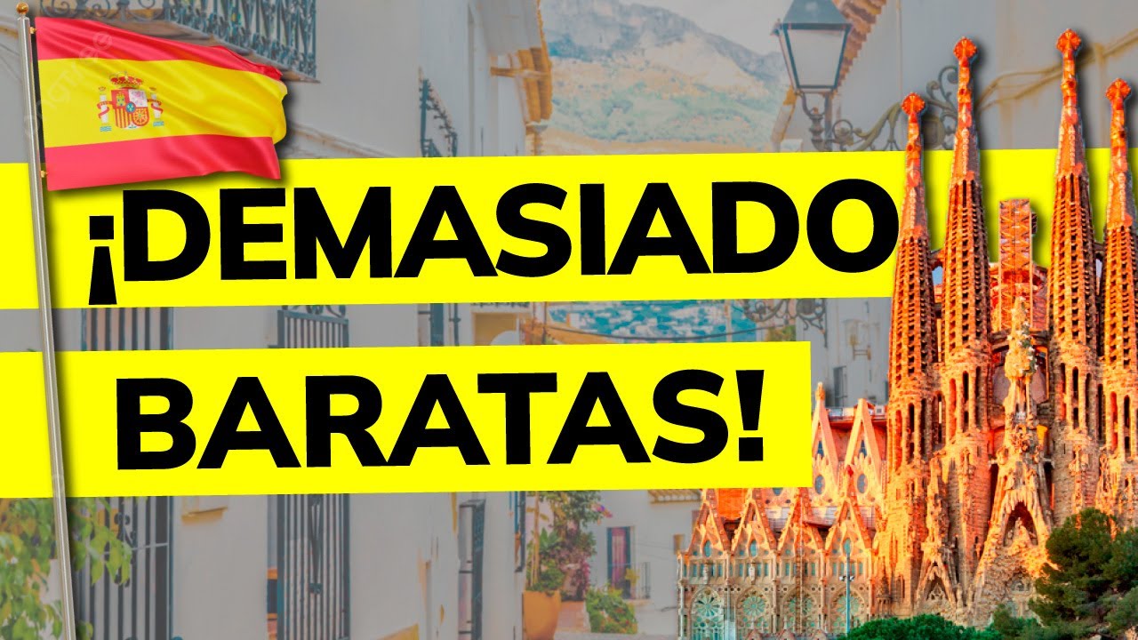🇪🇸🔝  LAS 7 CIUDADES más BARATAS DE ESPAÑA para VIVIR MUY BIEN