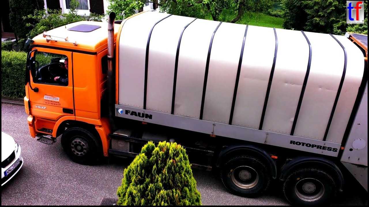 MERCEDES ACTROS Garbage Truck  / Müllwagen mit FAUN ROTOPRESS, #1, 2013.