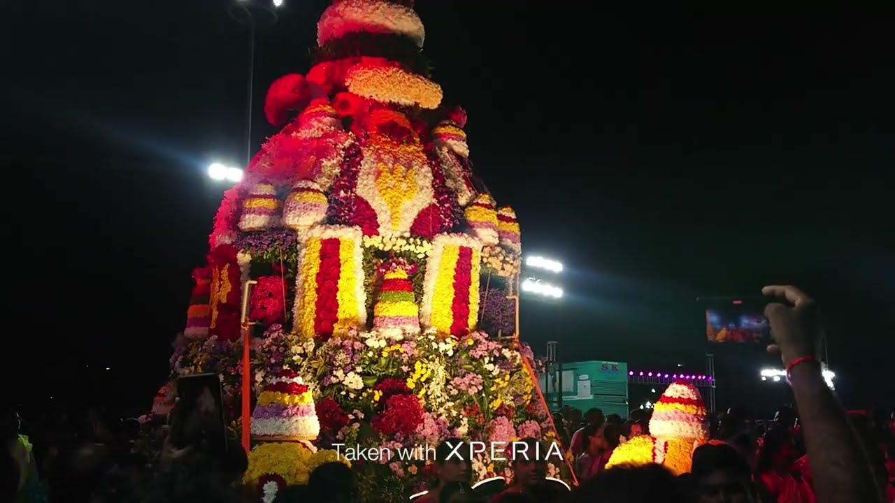 Bathukamma Festival 2025 || Kukatpally || IDL Lake 