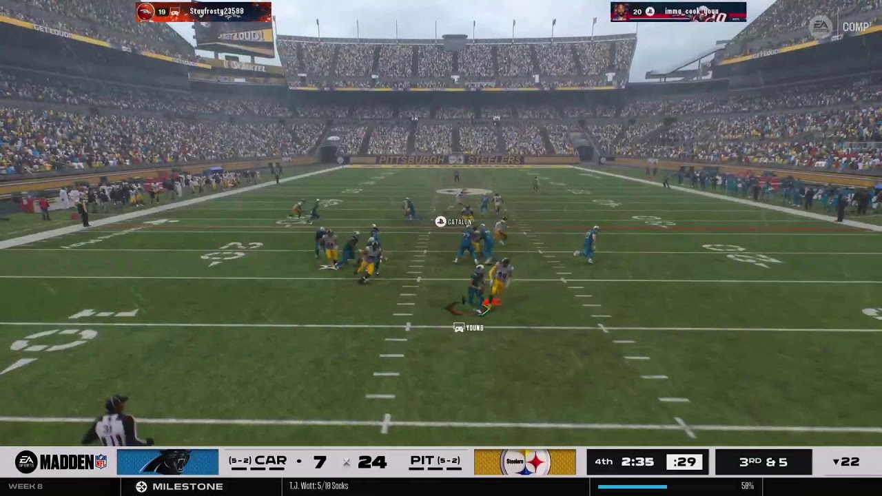Panthers vs Steelers