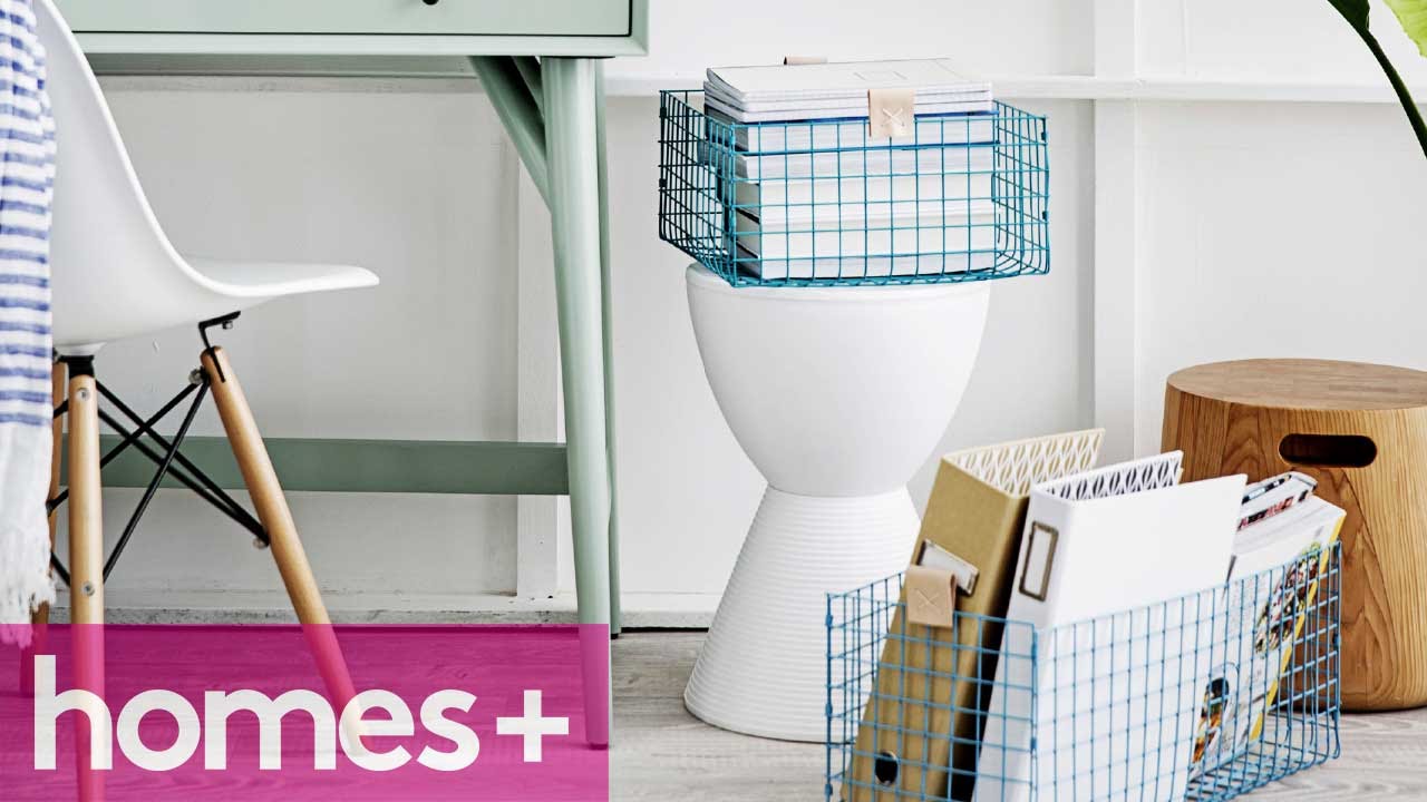 PRACTICAL IDEA: Wire baskets - homes+