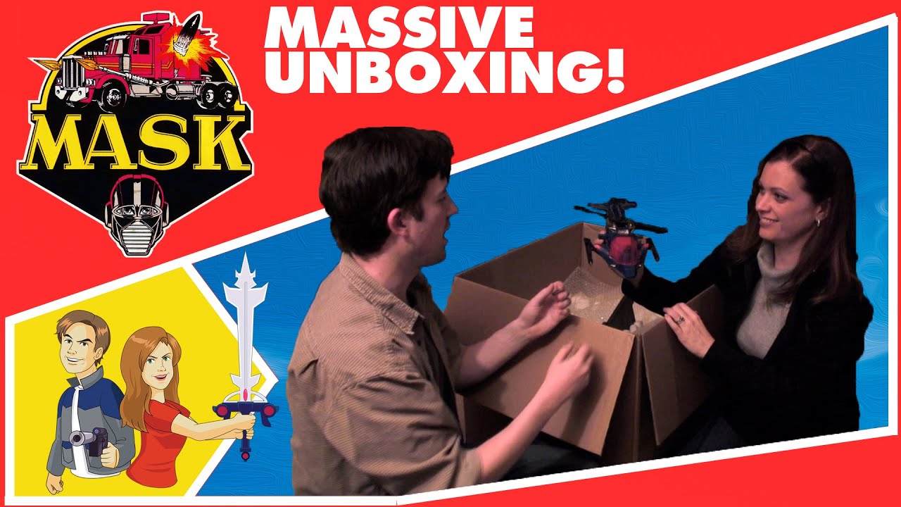 M.A.S.K. Unboxing! Massive collection! Kenner vintage MASK toys!