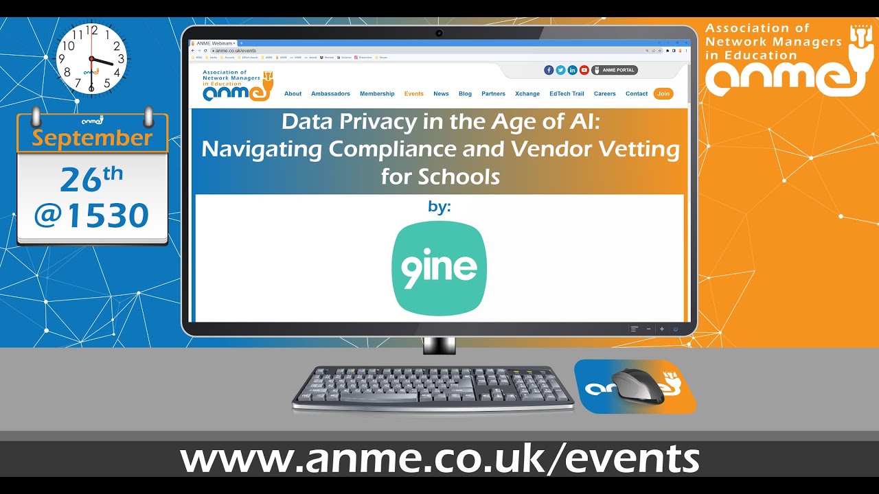 ANME Webinar - Data Privacy in the Age of AI: Navigating Compliance and Vendor Vetting for Schools