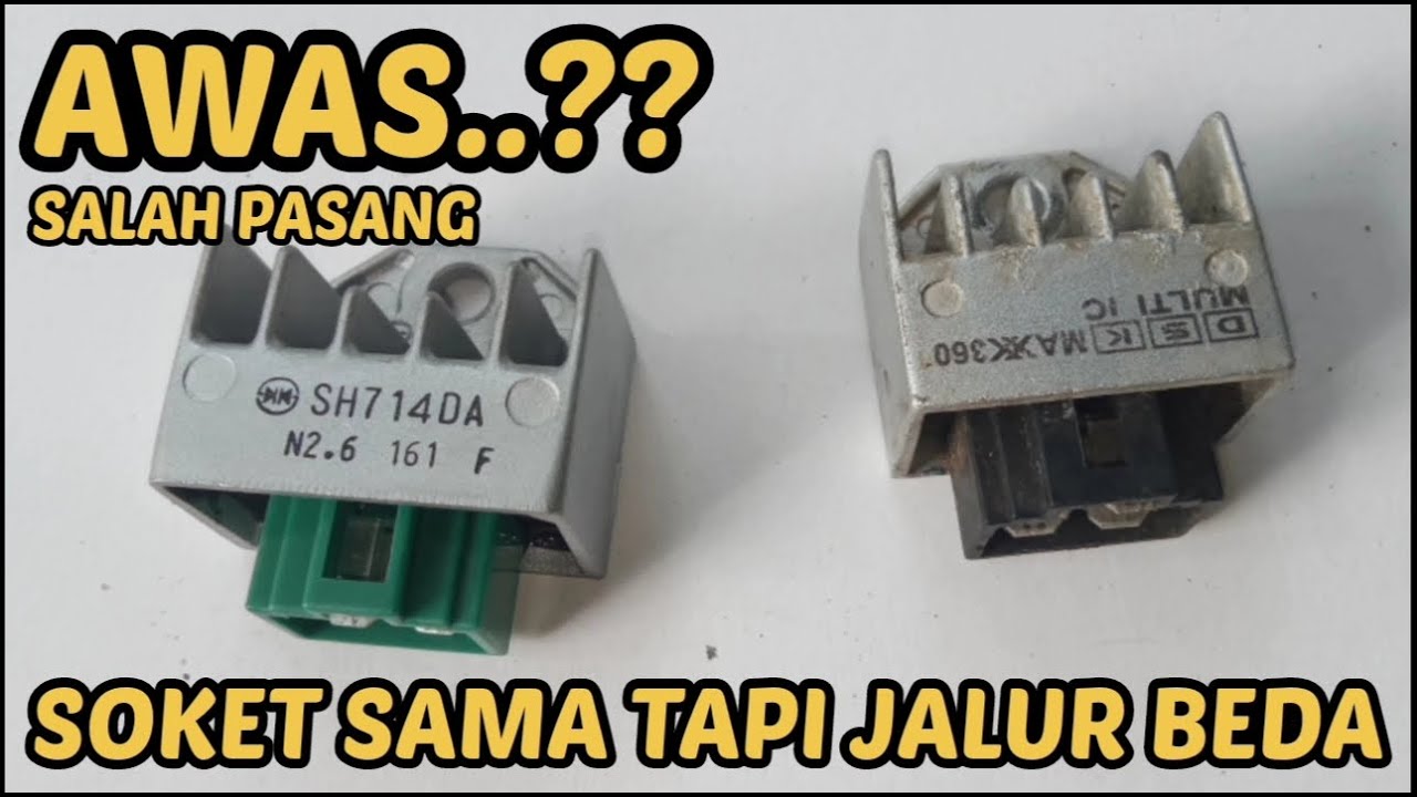 Отличие кипрока регулятора honda black socket от Yamaha green socket