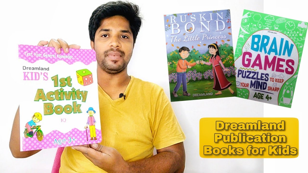My First Activity Book, Brain Game, Ruskin Bond Book for Kids - Dreamland Publications