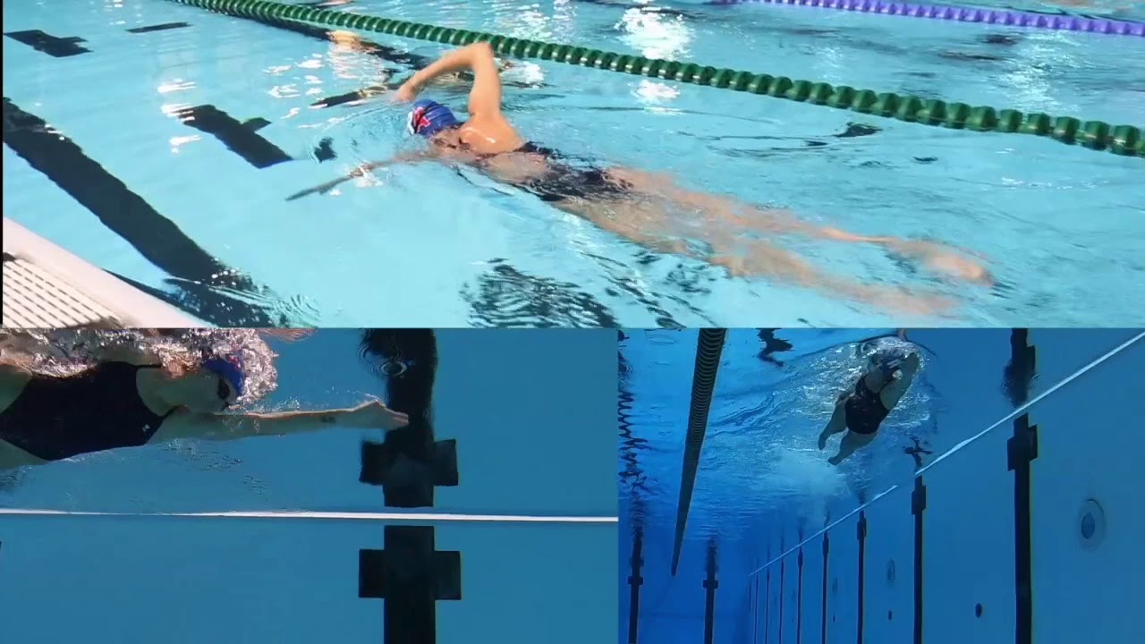 Éducatif crawl 4 mouvements - Entraînement de natation