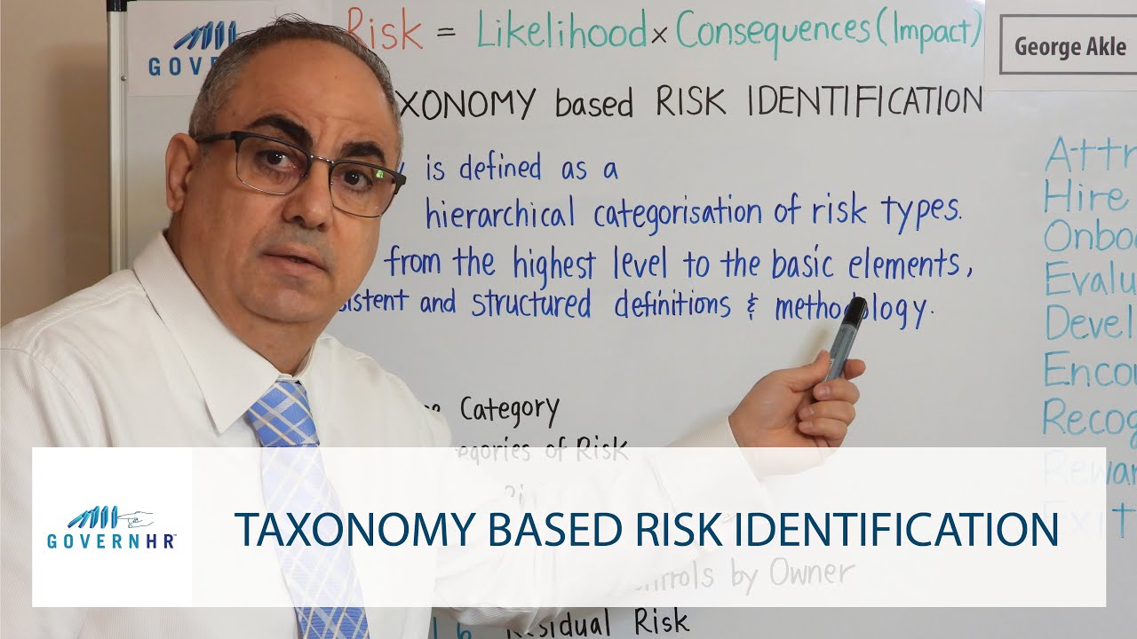 Taxonomy based Risk Identification