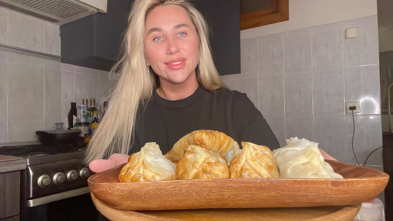 МУКБАНГ/МАНТЫ/САМСА ИЗ РЕСТОРАНА/ДВУМЯ ПАЛЬЦАМИ НЕ ЗАЛЕЗ