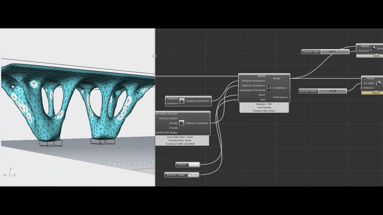 Topology Optimization in Grasshopper