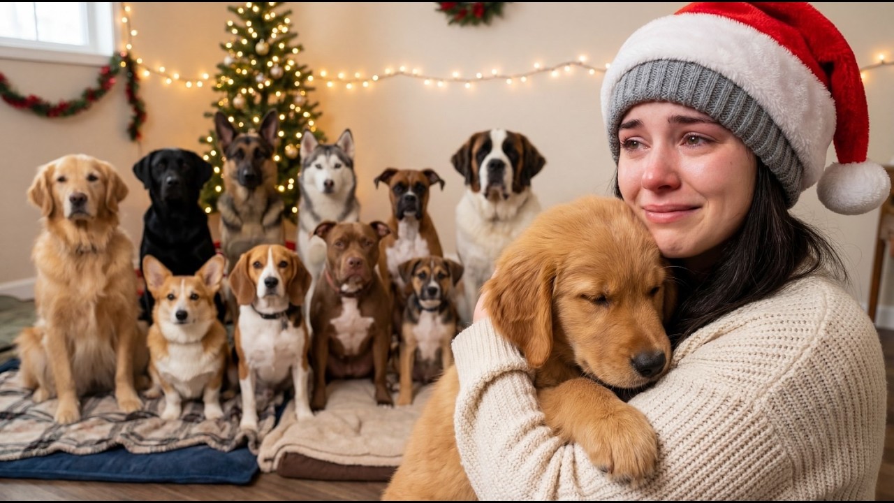 When Dogs Walk Toward Their New Families | Christmas Adoption Moments
