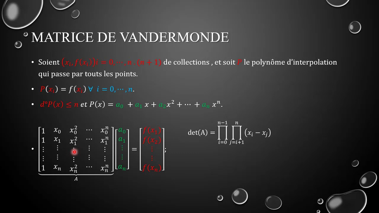 interpolation polynomial ( première partie)