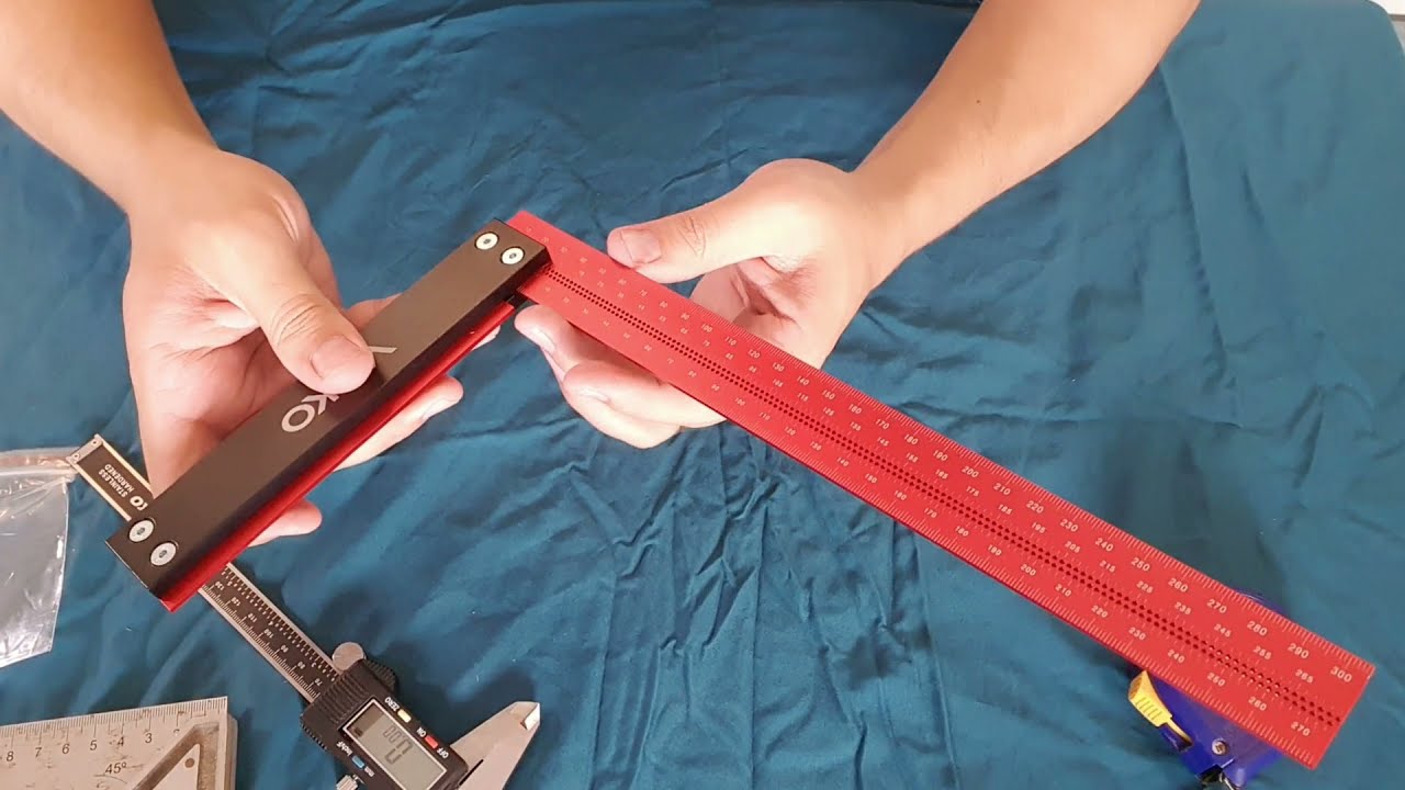 Esquadro VEIKO 300mm da Banggood | VEIKO Signature Precision Square - Banggood.com