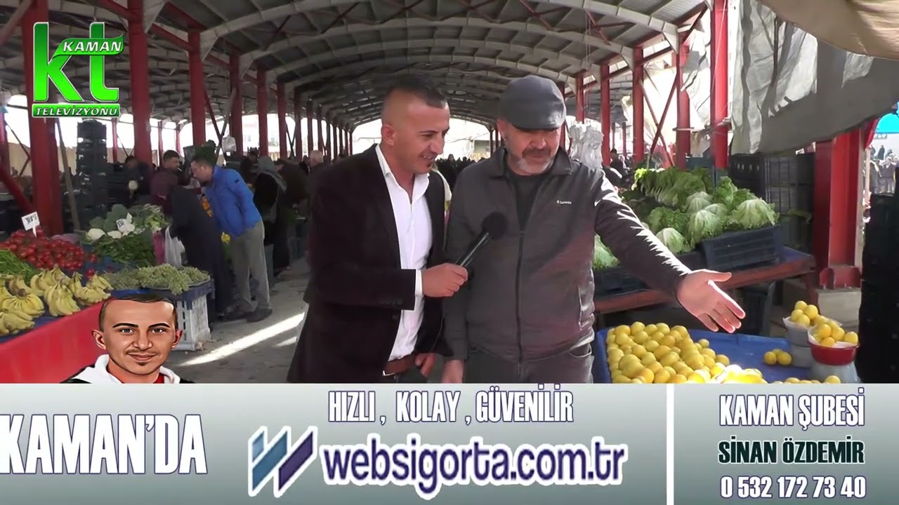 kaman köy pazarı