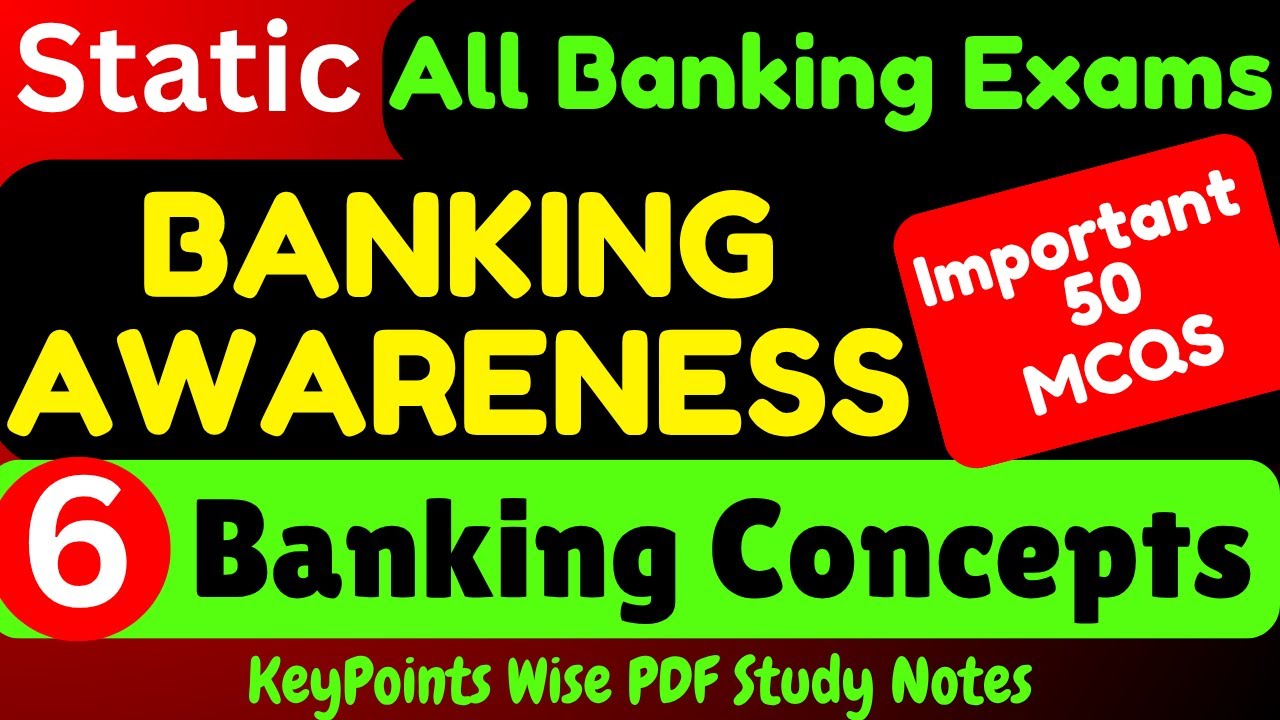 Banking Concepts imp mcqs | Static Banking Awareness MCQs |  BOB Peon 2025 | IOB LBO 2025 | Banking