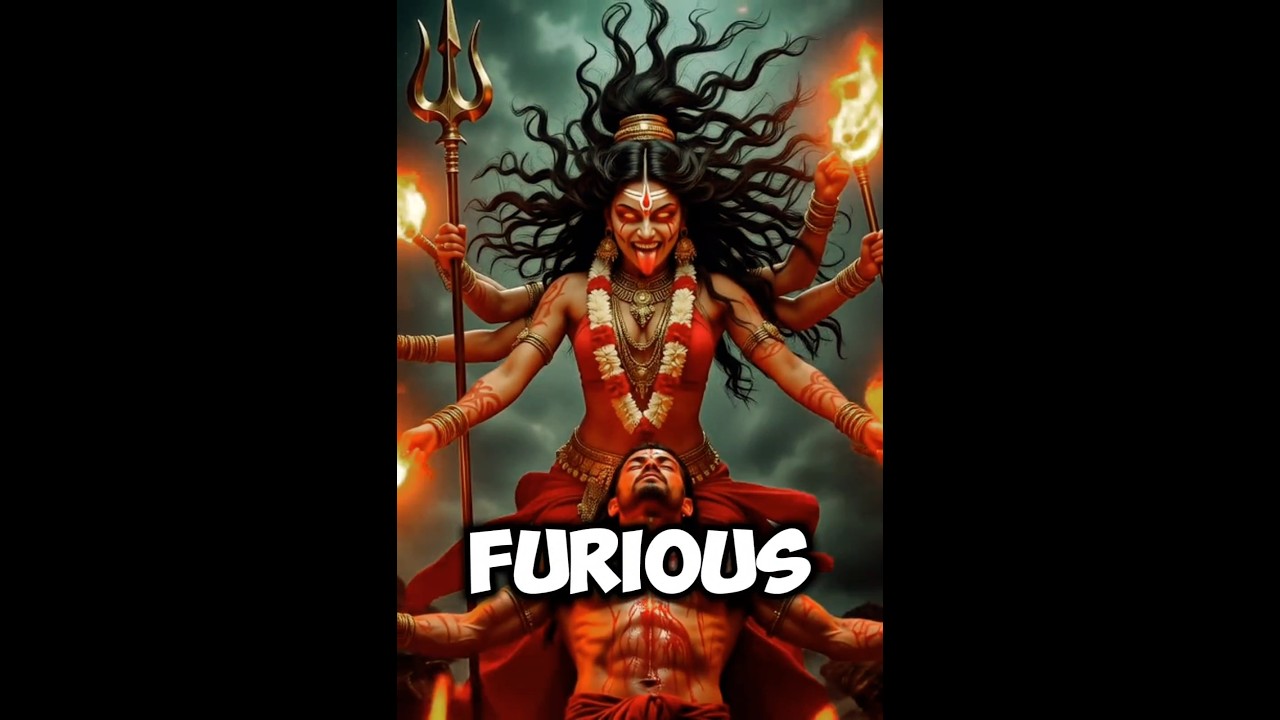 🩸The Night Mahakaali Drank The Blood of Raktabeej #kali #shiva #mythology #cursed #hindugod #durga