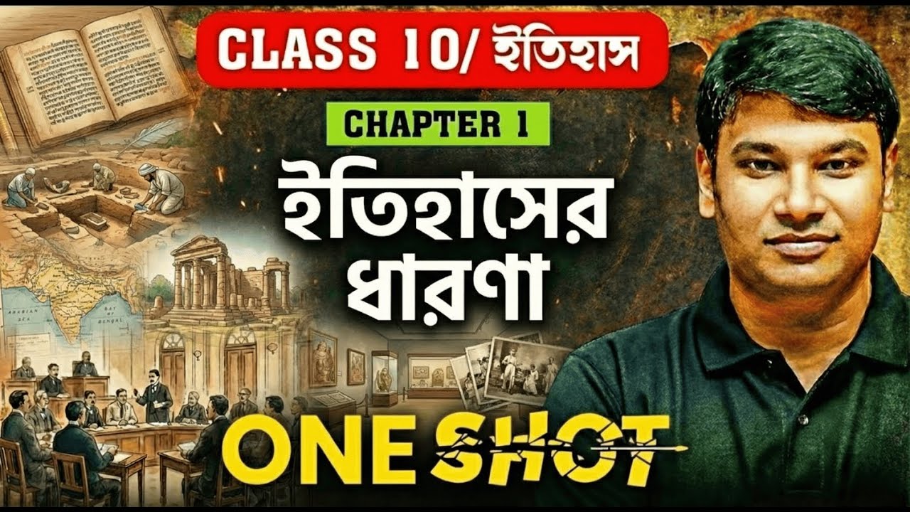 Class 10 ইতিহাস | ইতিহাসের ধারণা OneShot | Madhyamik 2026 | 100% Common