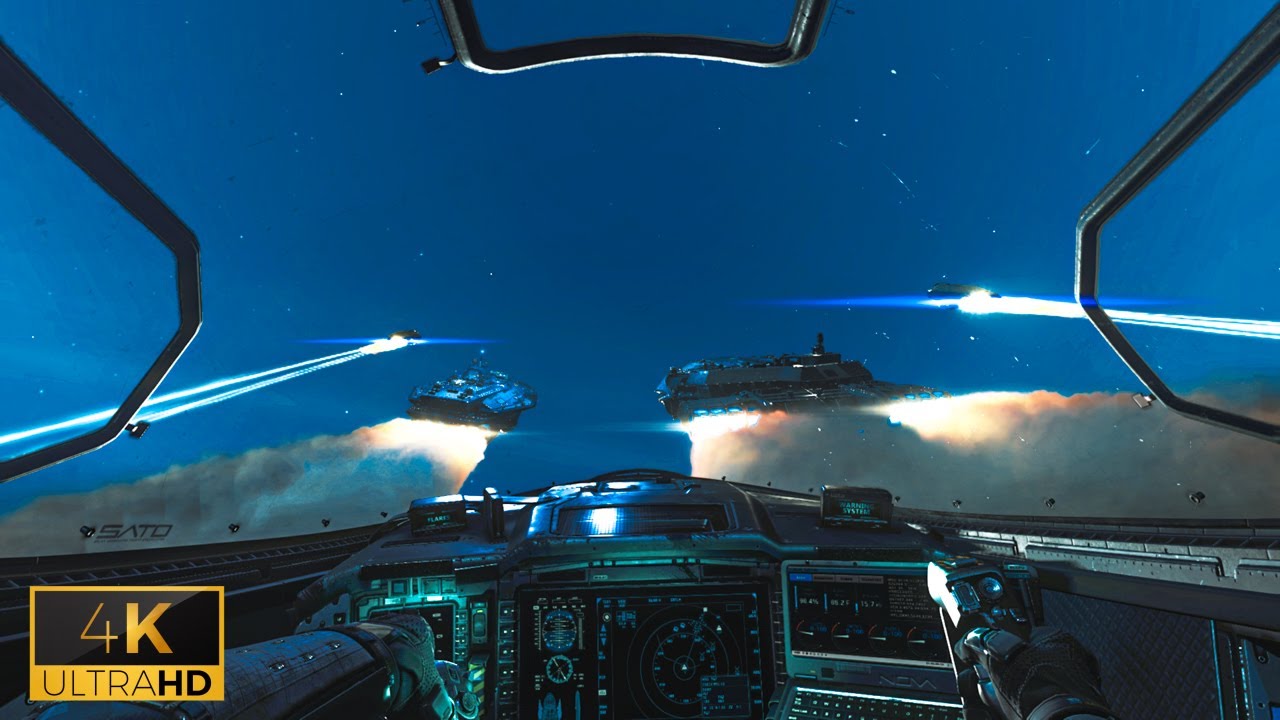Leaving Atmosphere Jet SUKHOI | Realism Immersive [4K UHD] | Call of Duty Infinite Warfare Gameplay