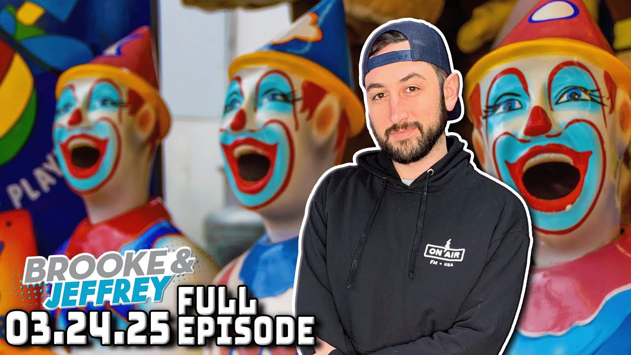 FULL SHOW 3/24/25: Tao of Steve Date, March Madness Loser + AI Clown Parade Prank | Brooke & Jeffrey