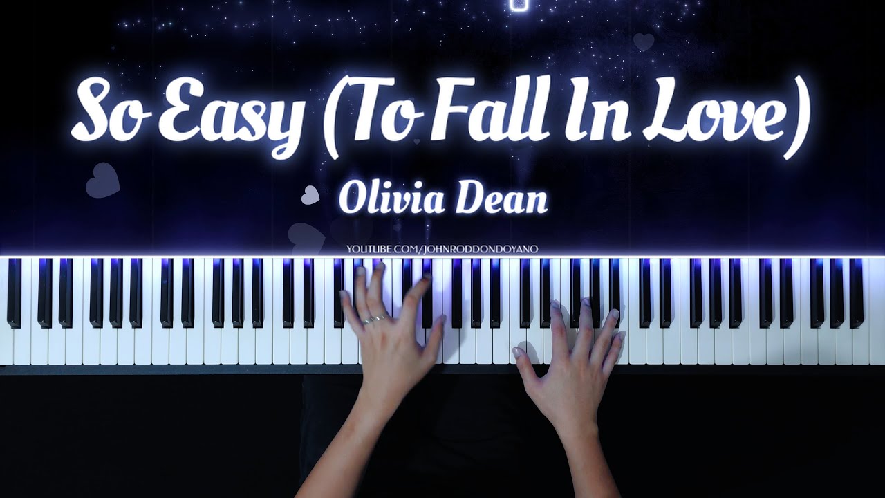 So Easy (To Fall In Love) - Olivia Dean | Piano Cover with PIANO SHEET