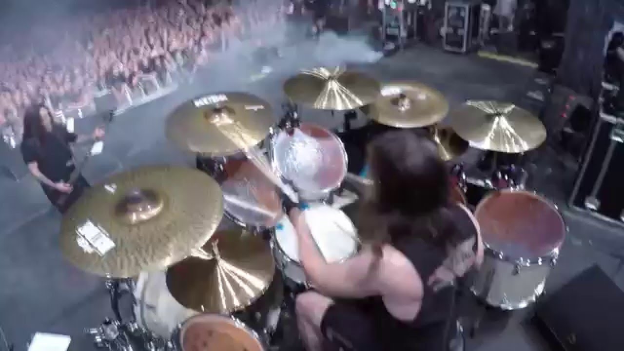 Paul Bostaph/ SLAYER Repentless European Tour 2015: Helsingor, Denmark