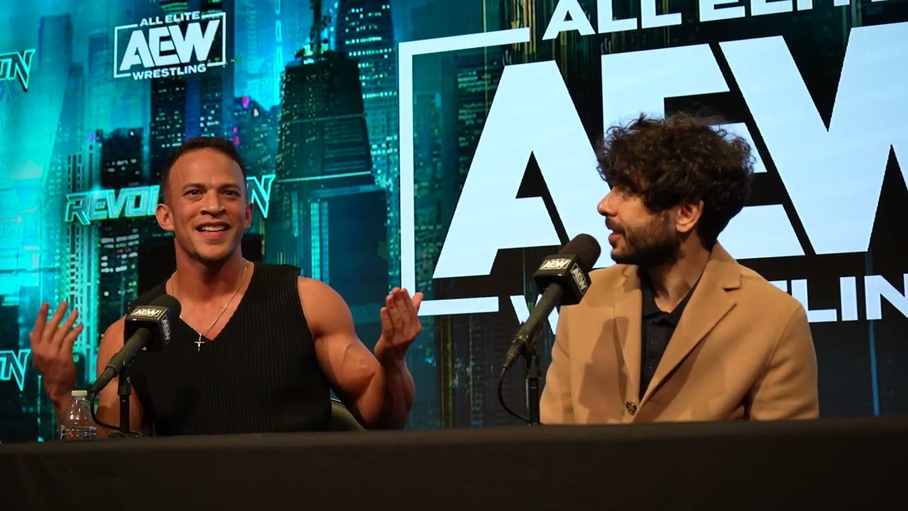 Ricky Starks Celebrates First PPV Win! | AEW Revolution 2023 Media Scrum