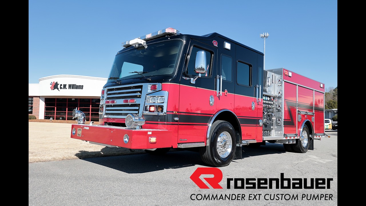 Available Now: Rosenbauer Commander EXT Custom Pumper Walkaround | Stock 15544 15544Walkaround