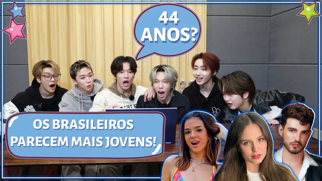 GRUPO CHINÊS TENTA ADIVINHAR IDADES DE ARTISTAS BRASILEIROS (COM BOY STORY)