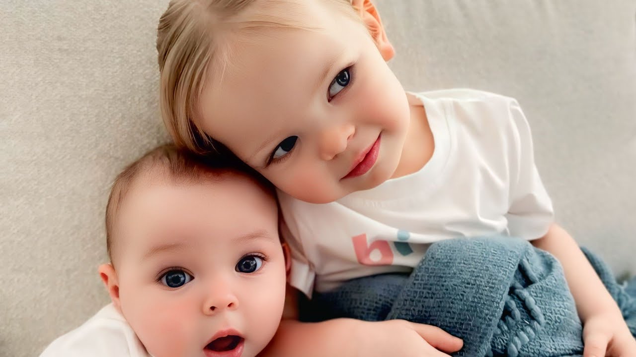 Элли играет с мыльным пузырем, она такая забавная и милая 🥰🥰