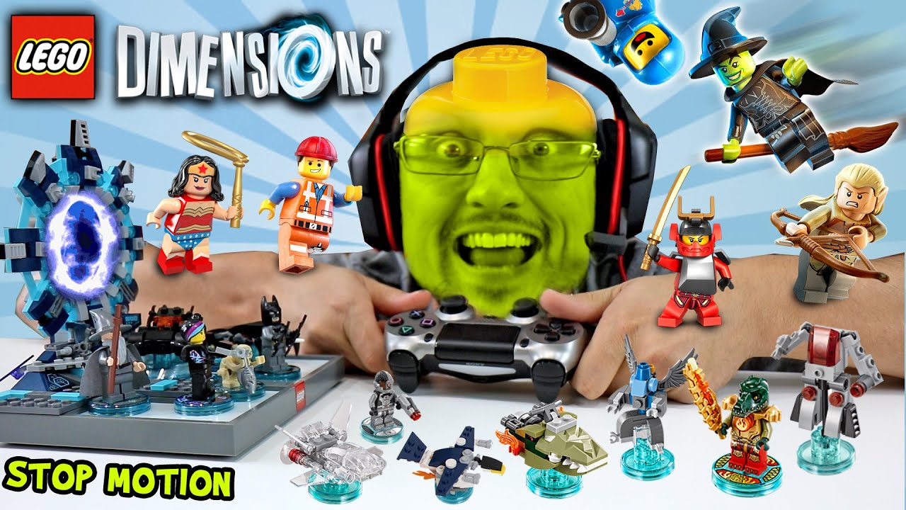 LEGO Размеры Fun пакеты Stop Motion Постройте & In-Game Fun! (Строим Wave 1 Скит)