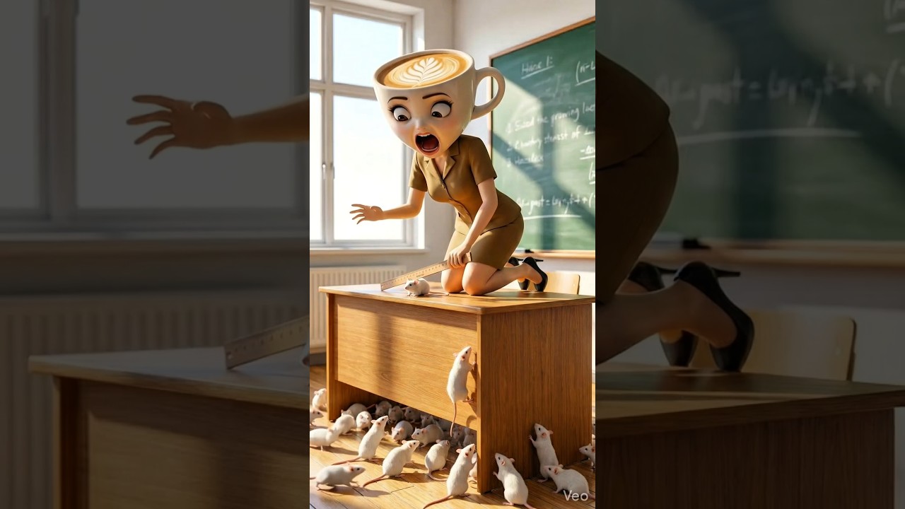 Jebak Balerina Pakai Tikus&hellip; Udin Berakhir di Tempat Sampah! #shorts #ballerinacappuccina #anomali