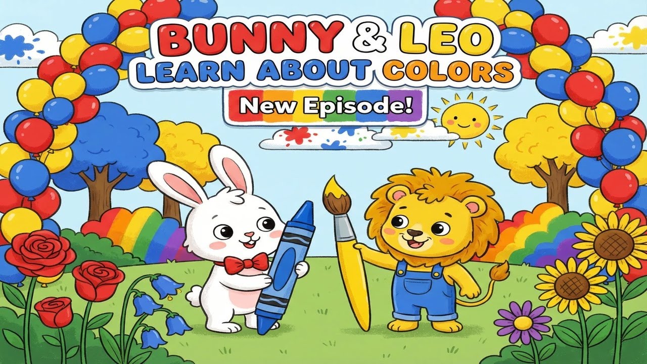 Learn Colors for Kids 🌈 | Fun Educational Cartoon for Children | ToonsCraft Studio