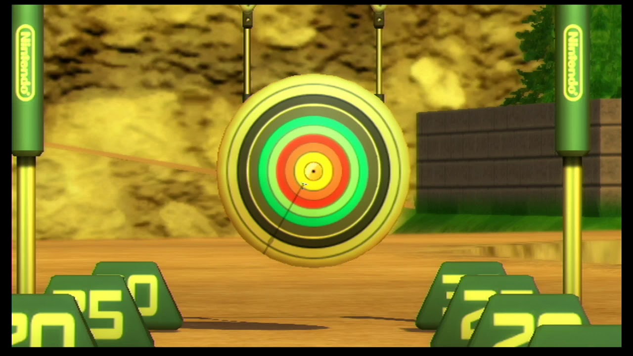Wii Sports Resort-Archery(4 players)