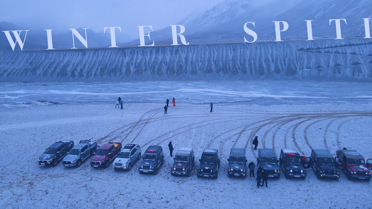 First Snowfall in Spiti Valley : White Spiti : Feb 2024