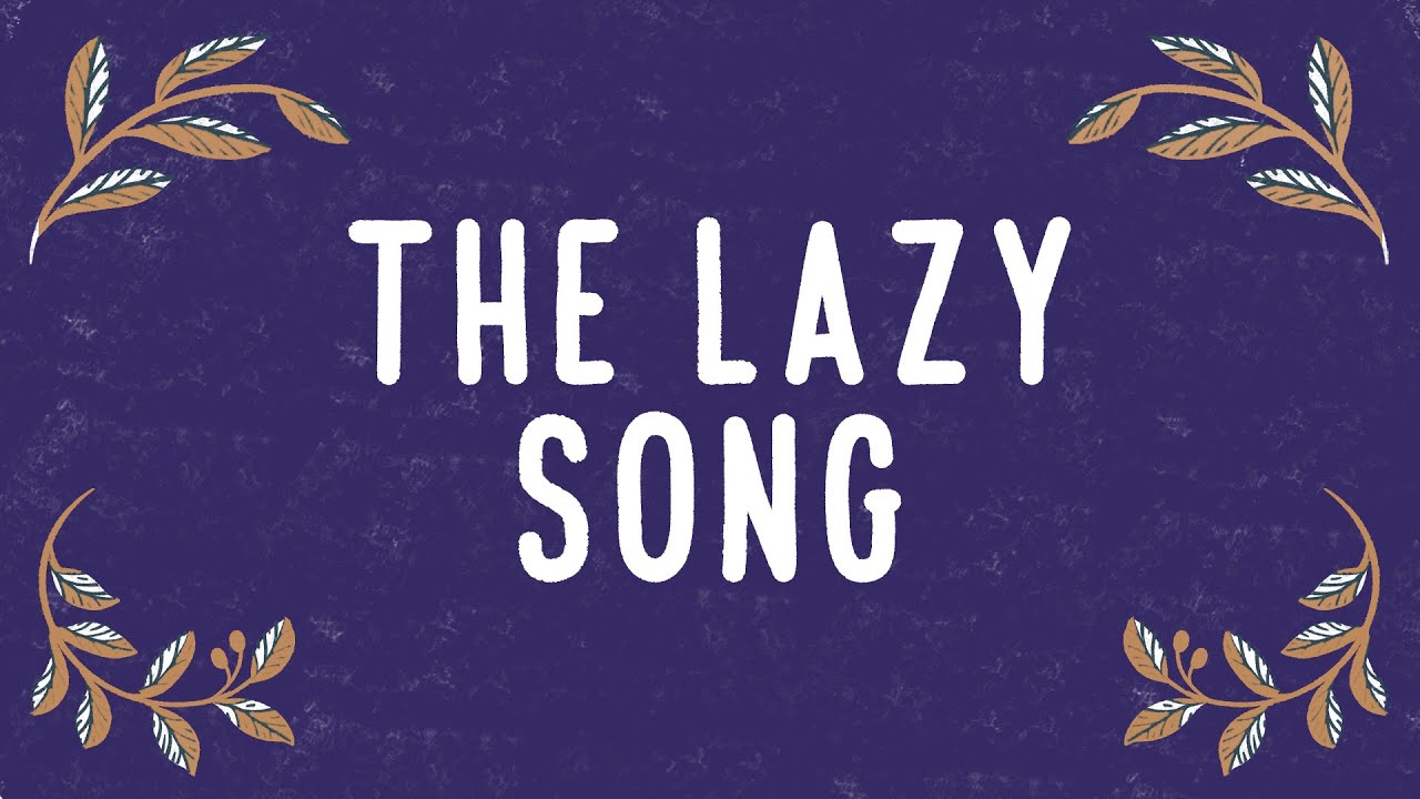 The Lazy Song - Bruno Mars cover - Nathan Grisdale