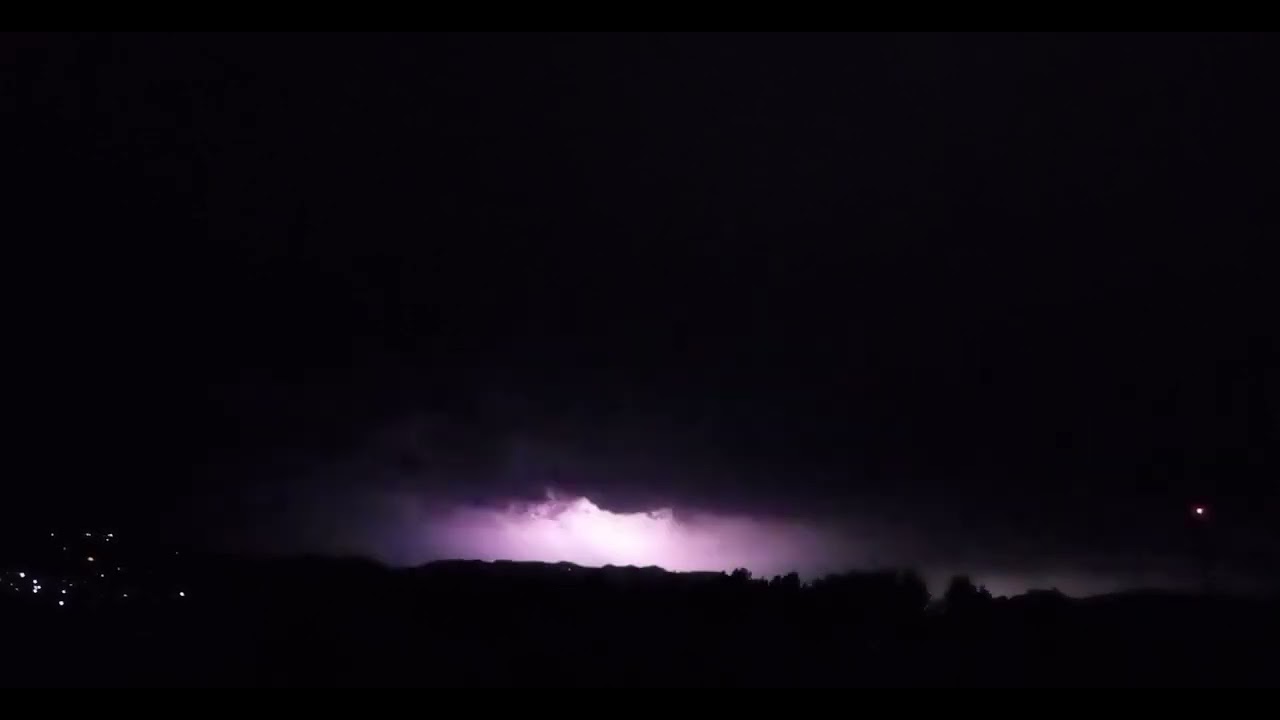 15 Minutes of Lightning from far away 🌩⛈️🌧 #nature #lightning #thunderstorm #rainsounds #weather