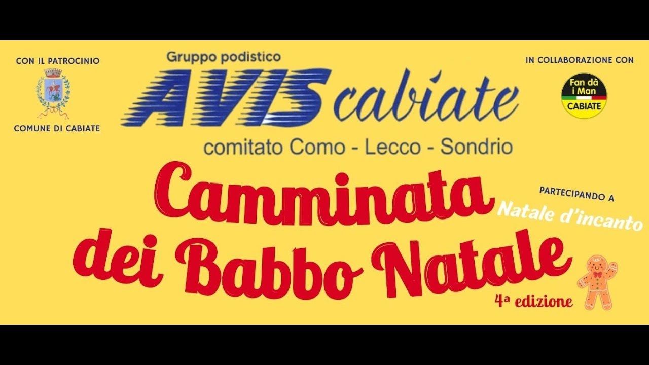 Anche Babbo Natale lo dice, 🎅 venite tutti alla 4°CAMMINATA DEI BABBO NATALE 🎅 !!