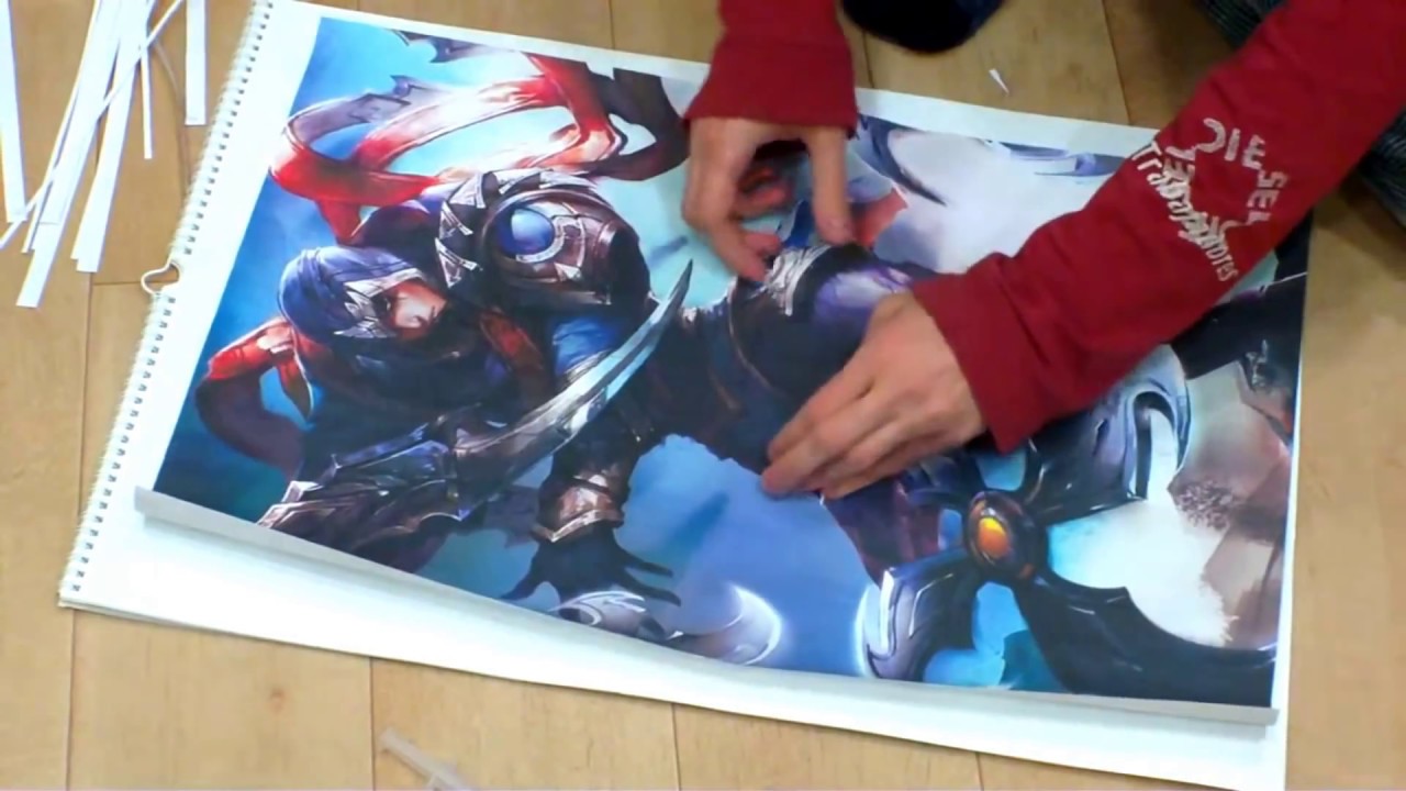 Печатаем плакат на Poster Printer и склеиваем его