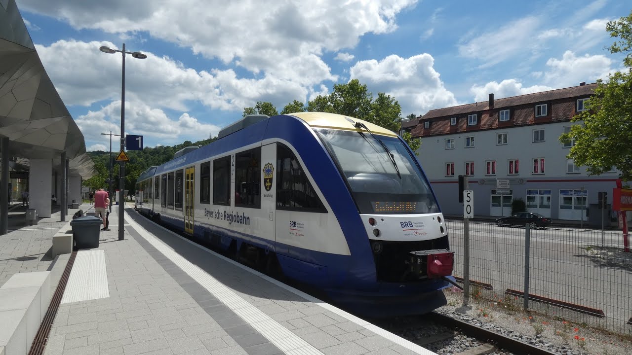 Bayerische Regiobahn: Mitfahrt von Eichstätt Stadt bis Eichstätt Bahnhof