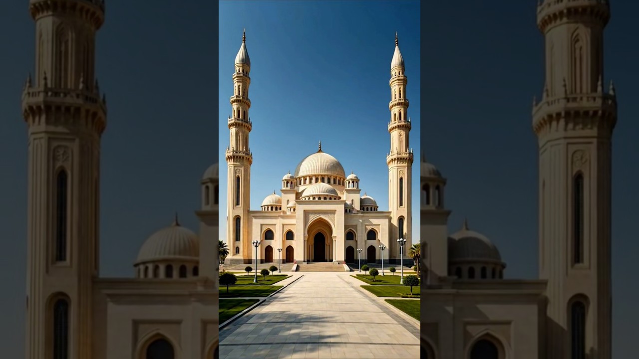 Beautiful Mosque Making Process  #shorts #mosque