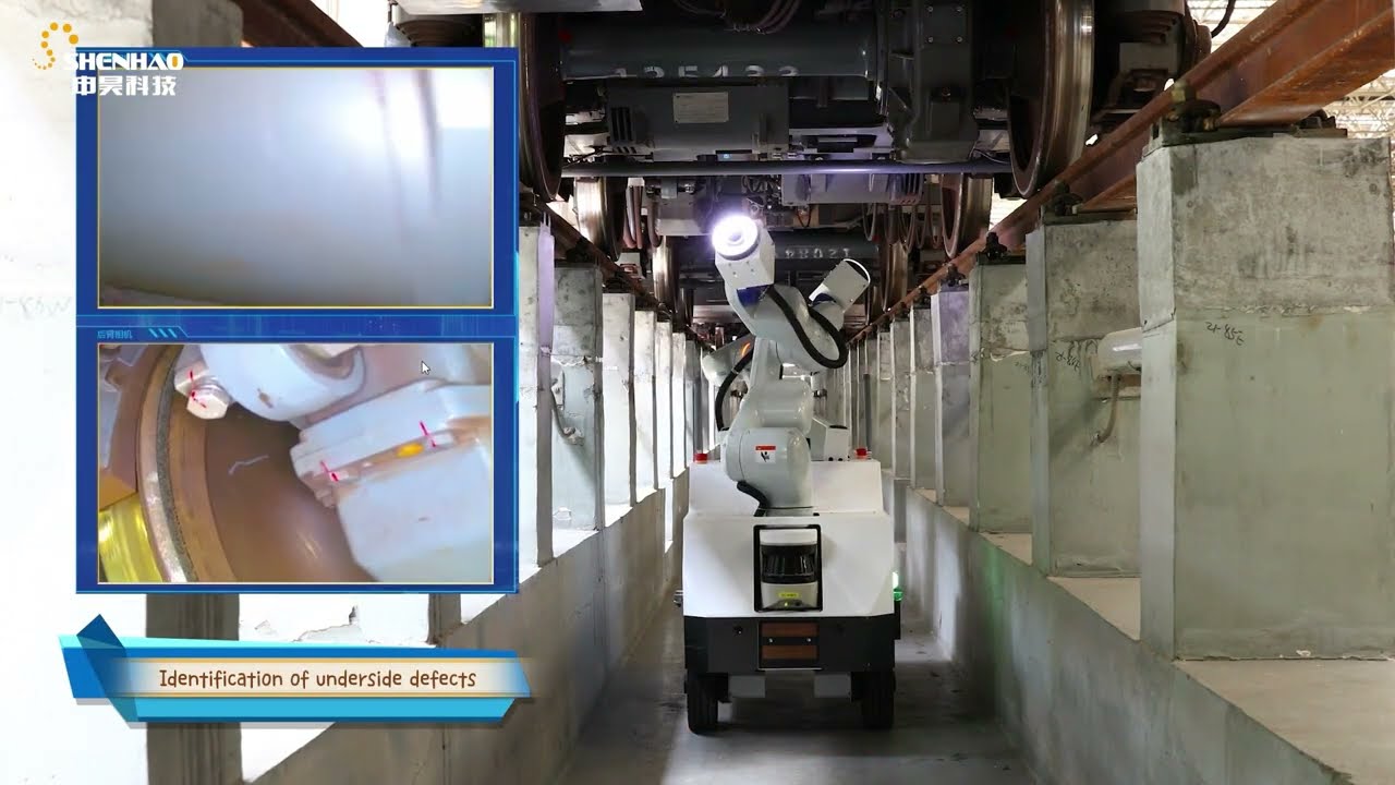 Inspectabot&reg; for Rolling Stock Undercarriage--Train Bottom Inspection Robot - Shenhao Technology
