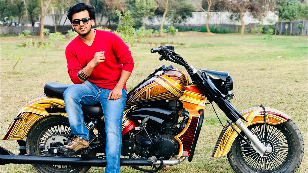 Royal Enfield modified | bike modification | Into Harley davidson | Vampvideo |